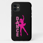 Coques Case-Mate iPhone Filles Hot rose Ballerina Danse (Dos)