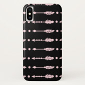 Coques Case-Mate iPhone Filles Roses et Flèches noires Boho Chic (Dos)