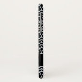 Coques Case-Mate iPhone Film film bobine | Graphisme moderne noir/gris (Dos/Gauche)