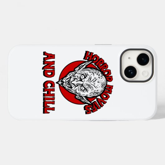 Coques Case-Mate iPhone Films D'Horreur Et Chaleur (Verso (horizontal))