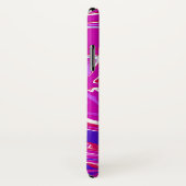 Coques Case-Mate iPhone Fils de marbre rose et violet (Dos/Droite)