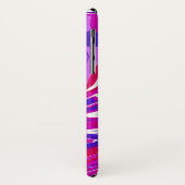 Coques Case-Mate iPhone Fils de marbre rose et violet (Dos/Gauche)