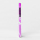 Coques Case-Mate iPhone Fils roses et Marbres blancs Personnalisés (Dos/Gauche)