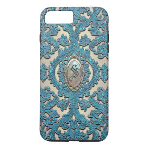 Coques Pour iPhone Finnigan Sopra Damask Élégant Monogramme Plus