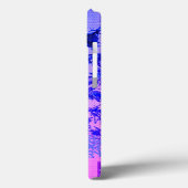 Coques Case-Mate iPhone Fir Tree & Snowflakes & Your Name (Verso / Gauche)