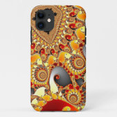 Coques Case-Mate iPhone Fire fractal Case-Mate iPhone case (Dos)