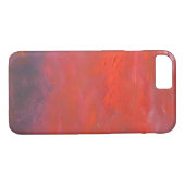Coques Case-Mate iPhone Fire in the Sky Purple and Red Abstract Landscape (Dos (Horizontal))