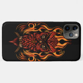 Coques Case-Mate iPhone Fire owl (Dos (Horizontal))