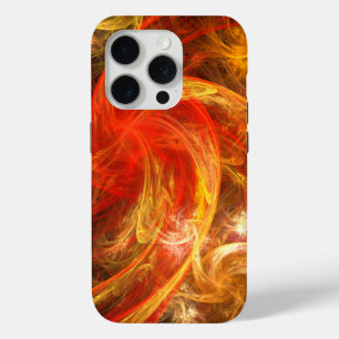 Coque iPhone 15 Pro Firestorm Nova Art Abstrait