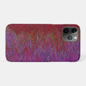 Coques Case-Mate iPhone "Firestorme neurale" Abstraite" Rouge violet (Dos (Horizontal))