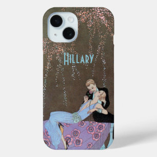 Coque Pour iPhone 15 Fireworks Art déco vintage Le Feu, George Barbier