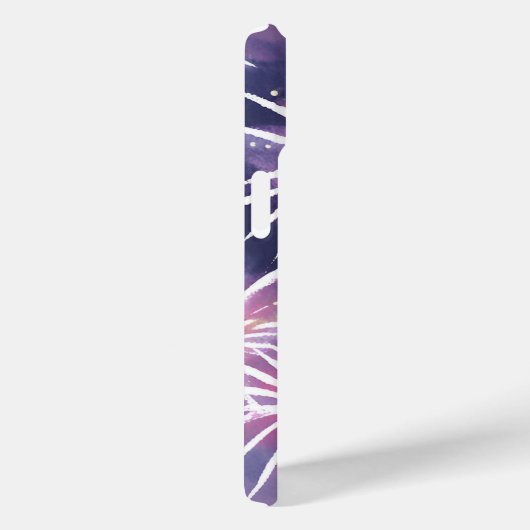 Coques Case-Mate iPhone Fireworks violets | Aquarelle Pastel (Verso / Droite)