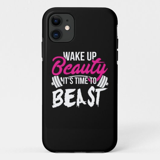 Coques Case-Mate iPhone Fitness des femmes - Réveillez la beauté, le temps (Dos)