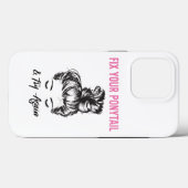 Coques Case-Mate iPhone Fixe Your Ponytail And Try Again (Verso (horizontal))