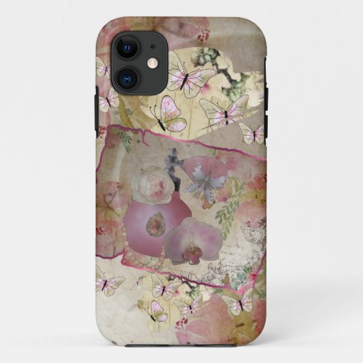 Coques Case-Mate iPhone Flacon de parfum Vintage (Dos)