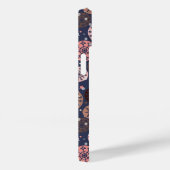 Coques Case-Mate iPhone Flacons de neige bleu rose (Verso / Droite)