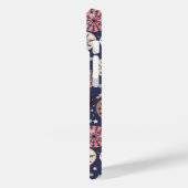 Coques Case-Mate iPhone Flacons de neige bleu rose (Verso / Gauche)