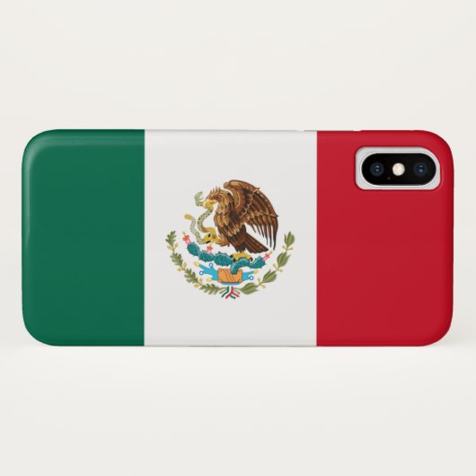 Coques Case-Mate iPhone Flag of Mexico Case-Mate iPhone X Case (Dos (Horizontal))