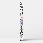 Coques Case-Mate iPhone Flair tropical : Flamant rose Zebra Paradise (Verso / Gauche)
