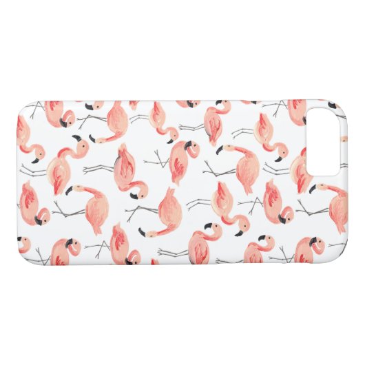 Coques Case-Mate iPhone Flamant rose (Dos (Horizontal))