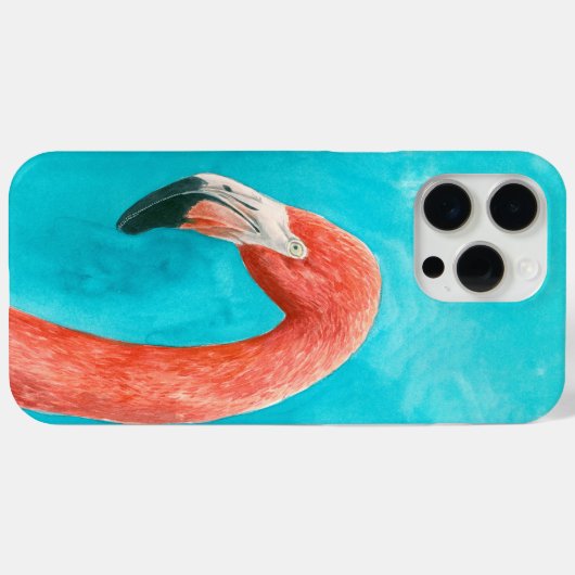 Coques Case-Mate iPhone Flamant rose (Verso (horizontal))
