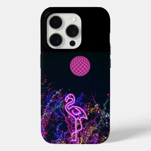 Coques Case-Mate iPhone Flamant rose à la soirée dansante. (Verso)