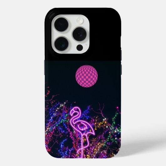 Coques Case-Mate iPhone Flamant rose à la soirée dansante. (Verso)