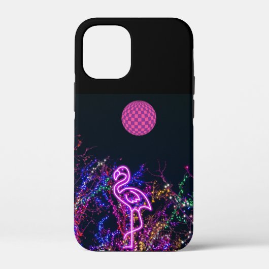 Coques Case-Mate iPhone Flamant rose à la soirée dansante. Coque-coque iph (Verso)