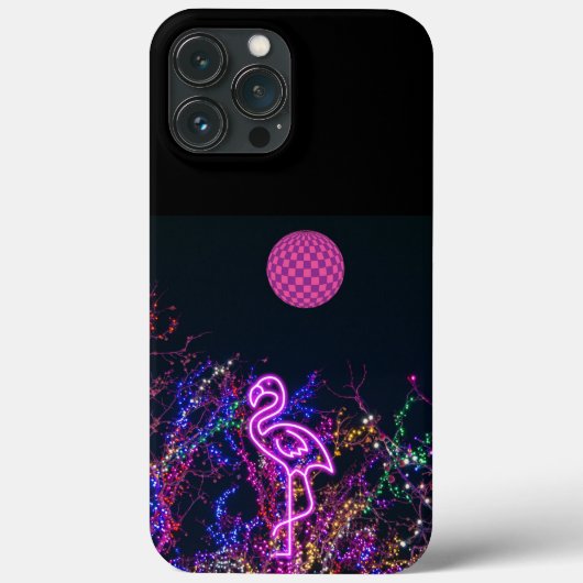 Coques Case-Mate iPhone Flamant rose à la soirée dansante. Coque-coque iph (Verso)