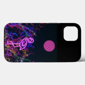 Coques Case-Mate iPhone Flamant rose à la soirée dansante. Coque-coque iph (Verso (horizontal))