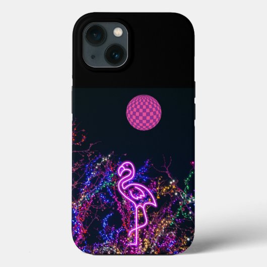 Coques Case-Mate iPhone Flamant rose à la soirée dansante. Coque-coque iph (Verso)