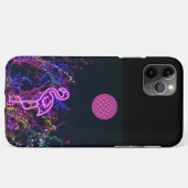 Coques Case-Mate iPhone Flamant rose à la soirée dansante. Coque-coque iph (Dos (Horizontal))