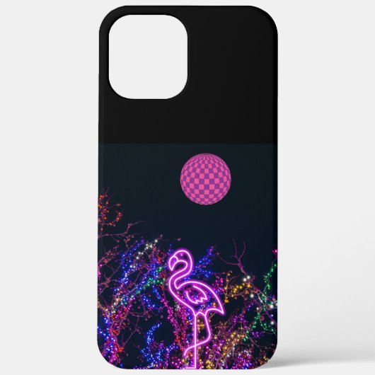 Coques Case-Mate iPhone Flamant rose à la soirée dansante. Coque-coque iph (Verso)