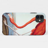 Coques Case-Mate iPhone Flamant rose américain (Dos (Horizontal))