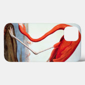 Coques Case-Mate iPhone Flamant rose américain (Verso (horizontal))