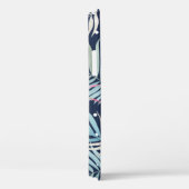 Coques Case-Mate iPhone Flamant rose Aquarelle : Pink Tropical Elegance. (Verso / Droite)