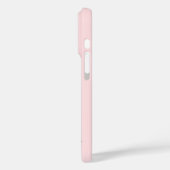 Coques Case-Mate iPhone Flamant rose avec fleurs tropicales (Verso / Gauche)