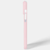 Coques Case-Mate iPhone Flamant rose avec fleurs tropicales (Verso / Gauche)