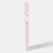 Coques Case-Mate iPhone Flamant rose avec fleurs tropicales (Verso / Gauche)