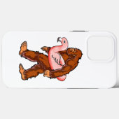 Coques Case-Mate iPhone Flamant rose Bigfoot (Verso (horizontal))
