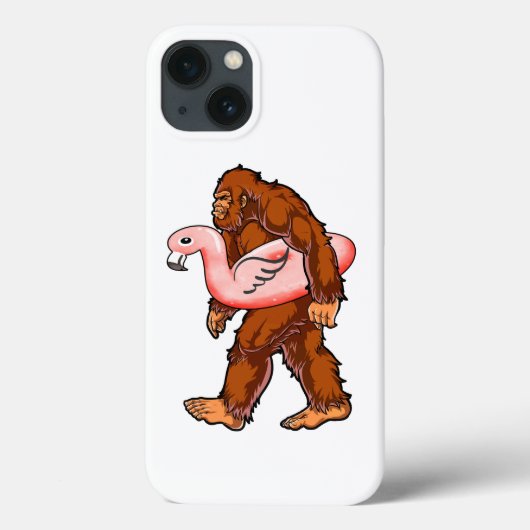 Coques Case-Mate iPhone Flamant rose Bigfoot (Verso)