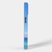 Coques Case-Mate iPhone Flamant rose de retraite sur Tropical Beach (Verso / Droite)