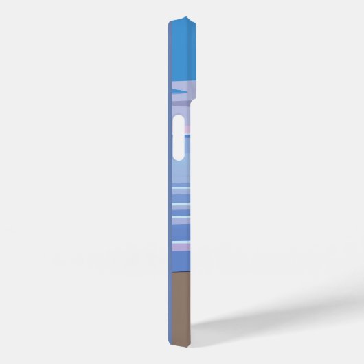 Coques Case-Mate iPhone Flamant rose d'île tropicale personnalisée (Verso / Droite)