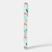 Coques Case-Mate iPhone Flamant rose et ananas - Motif d'été (Verso / Droite)