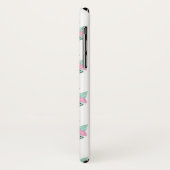 Coques Case-Mate iPhone Flamant rose et pasmelon Pastel Motif (Dos/Gauche)
