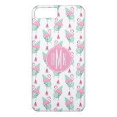 Coques Case-Mate iPhone Flamant rose et pasmelon Pastel Motif (Dos)