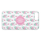 Coques Case-Mate iPhone Flamant rose et pasmelon Pastel Motif (Dos (Horizontal))