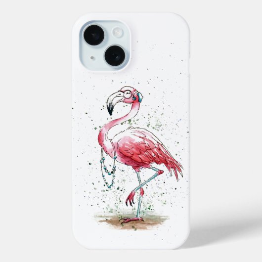 Coques Case-Mate iPhone Flamant rose fabuleux (Verso)