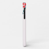 Coques Case-Mate iPhone Flamant rose floral tropical mignon (Dos/Gauche)