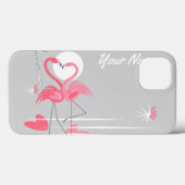 Coques Case-Mate iPhone Flamant rose Love Side Name IPad Mini horizontal (Verso (horizontal))